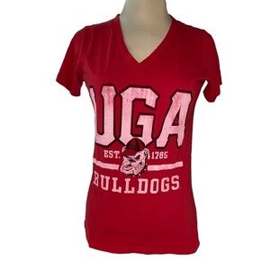 Pressbox by Royce Apparel graphic T-shirt UGA Bulldogs and Uga on front Sz small
